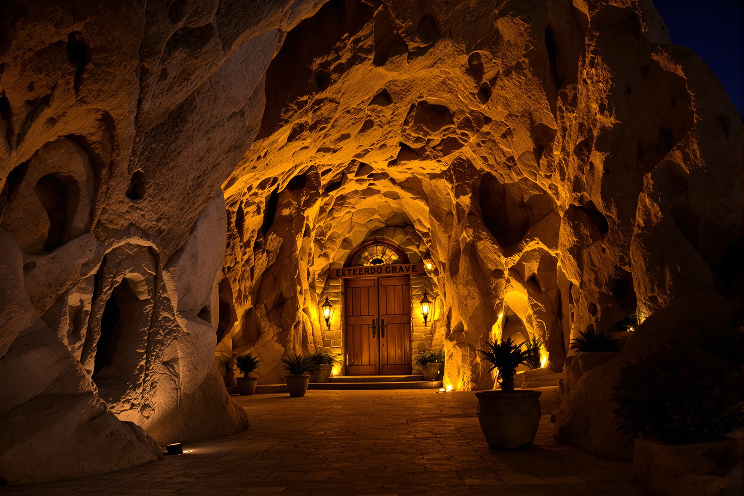 Jerveni Cave Hotel in Mustafapaşa, Turkey